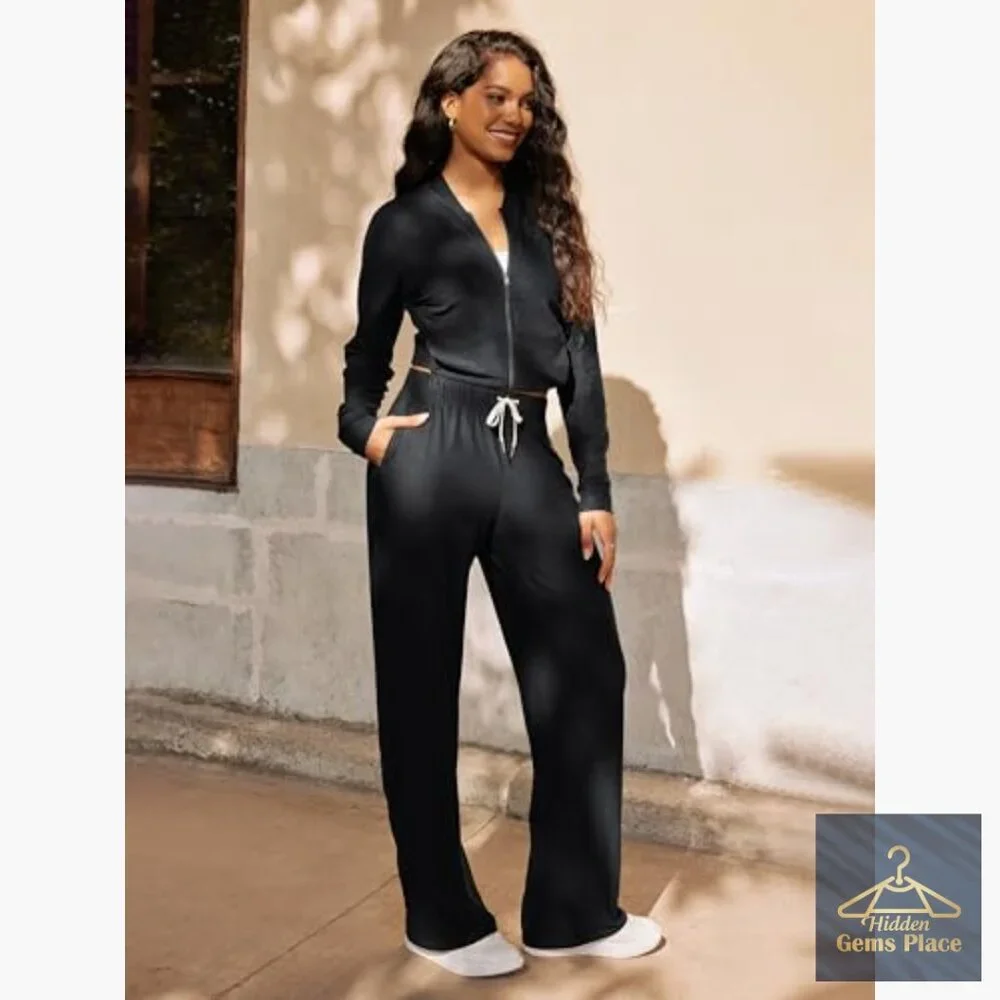 Ultra Soft Straight Leg Lounge Pants with Pockets 27/29/31 Inseam